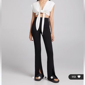 Bershka Slit Hem Flares Size M